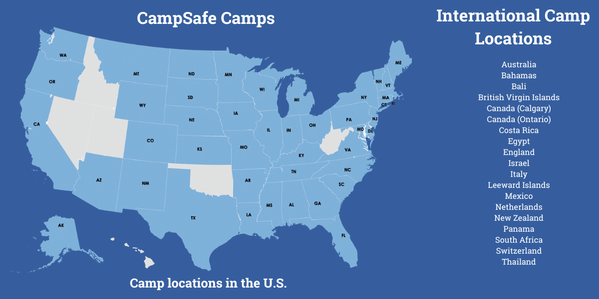 CampSafe® reach across the United States